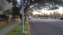 US: U-Haul Truck Drives Into Crowd at Anti-Iran Regime Protest in Los Angeles 4