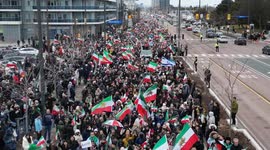 Canada: Thousands of Iranians Rally in Toronto Calling for Regime Change in Iran