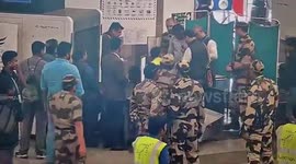 Airport staff perform CPR to save life of colleague who collapsed