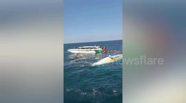 Two British tourists among the injured in fatal speedboat crash in Thailand