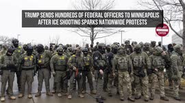 Trump Sends Hundreds of Federal Officers to Minneapolis After ICE Shooting Sparks Nationwide Protests
