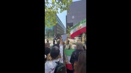 Australia: Anti-Iranian Regime Protest Outside U.S. Consulate in Melbourne