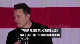 Trump Plans Talks With Musk Over Internet Shutdown In Iran