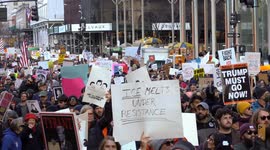 No Wars, No Kings, No ICE Protest In New York City 1/2