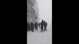 Rare snowfall transforms Morocco into winter wonderland