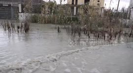 Evacuation efforts continue in Durres after floods hit Albania