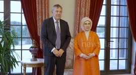 Turkish first lady meets head of UN agency for Palestinian refugees