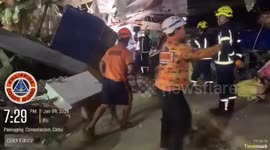 Death toll in Philippines landfill collapse rises to 4, search continues for dozens still trapped