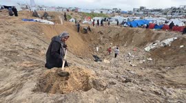 Displaced Palestinians left shelterless after Israel hits Gaza tent camp despite truce