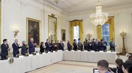 Trump meets oil executives at White House to discuss Venezuela investment