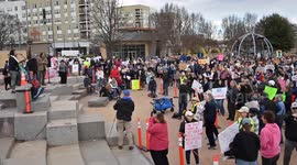 Anti-Ice protest in Charlotte, United States