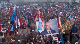 Protesters rally in Yemen's Aden against dissolution of Southern Transitional Council