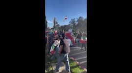 US: Hundreds Rally in Los Angeles in Support of Iranian Protesters 2