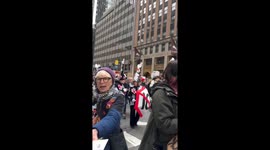 US: Thousands March in New York City Against ICE Shooting and Venezuela Intervention