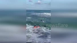 Philippines: Teen Swept Away By Violent Waves Rescued Just In Time