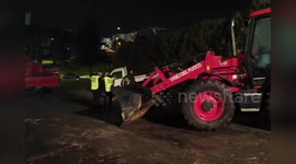 Italy: Dogs Trapped Underground Rescued In High-Risk Storm Operation