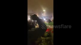 Türkiye: Anti-regime Iranian exiles tried to stage a protest near the Iranian Consulate in Istanbul in solidarity with protests inside Iran and in support of Reza Pahlavi