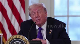 UNCAPTIONED: Trump Signals Possible Veto of Obamacare Subsidy Extension