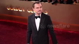 UNCAPTIONED: Nikki Glaser roasts Leonardo DiCaprio for dating younger women at 2026 Golden Globes