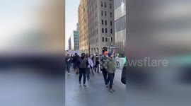 Activists march in Manhattan over immigration crackdown