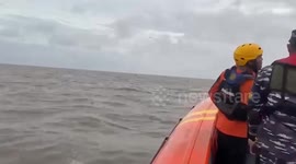 Three crew rescued from capsized boat in Indonesia