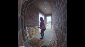 Dad Tries to Help When Woman Falls Out Front Door