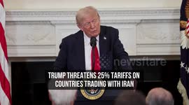 Trump Threatens 25% Tariffs on Countries Trading With Iran