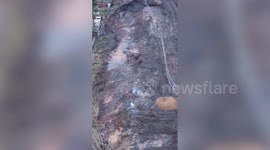 Underground coal fire burns near homes for six months