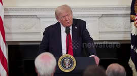 UNCAPTIONED: Trump Threatens 25% Tariffs on Countries Trading With Iran