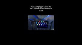 TikTok shows passenger using Apple Vision Pro to watch show mid‑flight, drawing millions of views