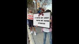 Protest in Coral Springs After Fatal ICE Shooting in Minneapolis.  Coral Springs, Florida 9 Jan 2026