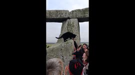 Bastet the Egyptian Cat God Visited Stonehenge at the Winter Solstice 2025