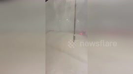 Japan: Blizzard Turns Sapporo Roads Into Near Total Whiteout Chaos