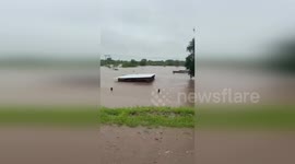 South Africa: Severe Floodwaters Swallow Riverside Buildings In Limpopo