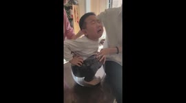 Toddler becomes trapped inside toy bucket in China