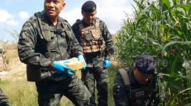Soldiers seize half-a-million meth pills in gunfight with smugglers along Thai border