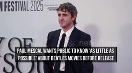 Paul Mescal wants public to know 'as little as possible' about Beatles movies before release