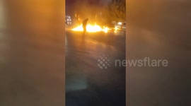 Iran: Protesters Block Iranian City Streets