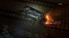 US, Los Angeles: Elysian Park Woman Miraculously Unharmed After Crashing Off Freeway