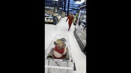 shopping with a baby