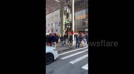 US: Massive Anti-ICE Protest in Front of Trump Tower in NYC
