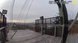 Police rescue distressed man from falling off closed sky bridge