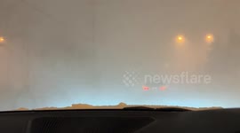 Blizzards reduce visibility as drivers battle heavy snow in Hokkaido