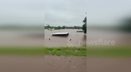 Floods engulf riverside homes in South Africa
