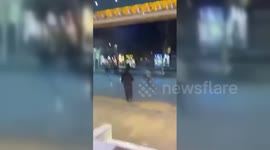 Iran: Tear Gas Fired At Iranian Protesters