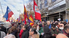 Spain: Madrid protests against the USA