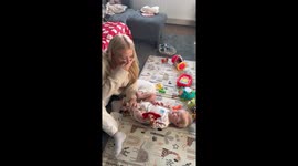 Aunt gags while changing nephew’s diaper, baby laughs hysterically in viral TikTok