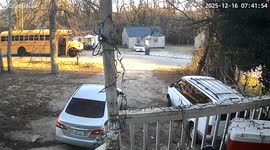 Son Dents School Bus Door With Head