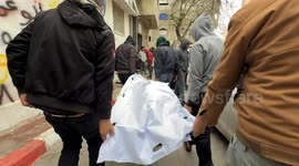 Funerals held for Gazans killed as Israeli strike-damaged buildings collapse after storm