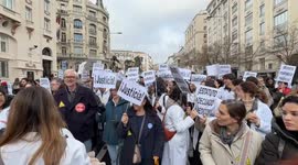 Spain: Doctors on strike